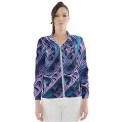 Abstract Trims Women s Windbreaker