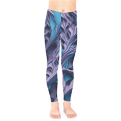 Abstract Trims Kids  Classic Winter Leggings