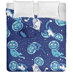 Cat Spacesuit Space Suit Astronauts Duvet Cover Double Side (california King Size) by pakminggu