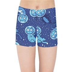 Cat Spacesuit Space Suit Astronauts Kids  Sports Shorts by pakminggu