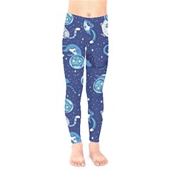 Cat Spacesuit Space Suit Astronauts Kids  Classic Winter Leggings