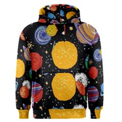 Circle Illustration Space Art Cute Pattern Men s Core Hoodie