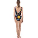 Circle Illustration Space Art Cute Pattern Center Cut Out Swimsuit View2