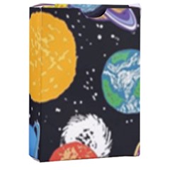 Circle Illustration Space Art Cute Pattern Playing Cards Single Design (rectangle) With Custom Box