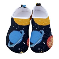 Circle Illustration Space Art Cute Pattern Women s Sock-style Water Shoes