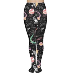 Cat And Dog Space Pattern Tights