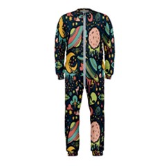 Alien Ocket Space Aesthetic Pattern Onepiece Jumpsuit (kids)