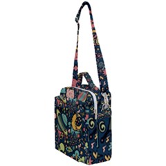 Alien Ocket Space Aesthetic Pattern Crossbody Day Bag by pakminggu