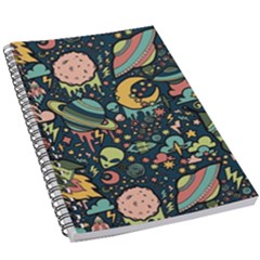 Alien Ocket Space Aesthetic Pattern 5 5  X 8 5  Notebook by pakminggu