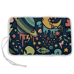 Alien Ocket Space Aesthetic Pattern Pen Storage Case (m) by pakminggu