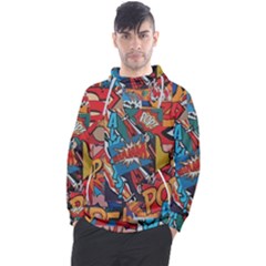 Comic Cartoon Pattern Men s Pullover Hoodie