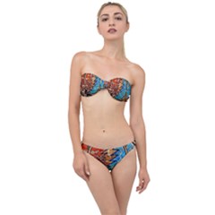 Grateful Dead Rock Band Classic Bandeau Bikini Set by Cowasu