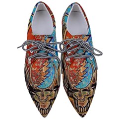 Grateful Dead Rock Band Pointed Oxford Shoes by Cowasu