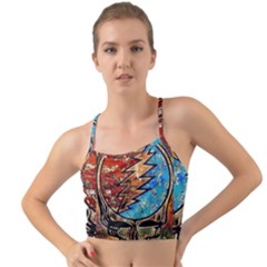 Grateful Dead Rock Band Mini Tank Bikini Top by Cowasu