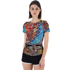 Grateful Dead Rock Band Back Cut Out Sport T-shirt by Cowasu