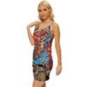 Grateful Dead Rock Band Wrap Tie Front Dress View2