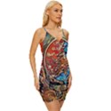 Grateful Dead Rock Band Wrap Tie Front Dress View3