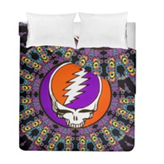 Gratefuldead Grateful Dead Pattern Duvet Cover Double Side (full/ Double Size) by Cowasu