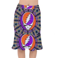 Gratefuldead Grateful Dead Pattern Short Mermaid Skirt by Cowasu