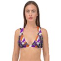 Gratefuldead Grateful Dead Pattern Double Strap Halter Bikini Top View1