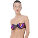 Gratefuldead Grateful Dead Pattern Classic Bandeau Bikini Top  View1