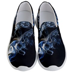 Smoke-flame-dynamic-wave-motion Men s Lightweight Slip Ons by Cowasu