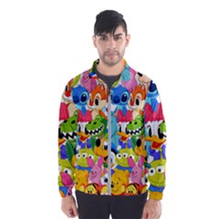 Illustration Cartoon Character Animal Cute Men s Windbreaker