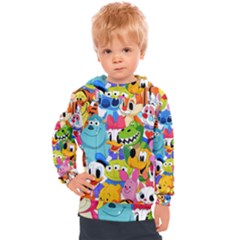 Illustration Cartoon Character Animal Cute Kids  Hooded Pullover by Cowasu