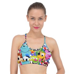 Illustration Cartoon Character Animal Cute Basic Training Sports Bra by Cowasu