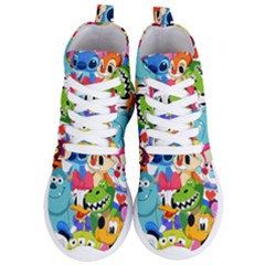 Illustration Cartoon Character Animal Cute Women s Lightweight High Top Sneakers by Cowasu