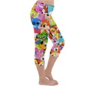 Illustration Cartoon Character Animal Cute Lightweight Velour Capri Yoga Leggings View3