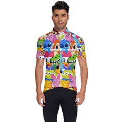 Illustration Cartoon Character Animal Cute Men s Short Sleeve Cycling Jersey by Cowasu