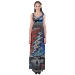 Grateful Dead Logo Empire Waist Maxi Dress by Cowasu