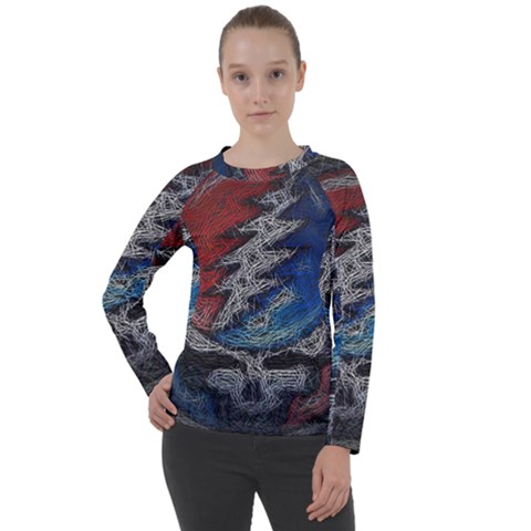 Grateful Dead Logo Women s Long Sleeve Raglan T-shirt by Cowasu