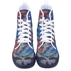 Grateful Dead Logo Men s High-top Canvas Sneakers by Cowasu