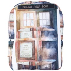 Tardis Doctor Who Transparent Full Print Backpack by Cowasu