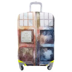 Tardis Doctor Who Transparent Luggage Cover (medium) by Cowasu