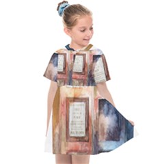 Tardis Doctor Who Transparent Kids  Sailor Dress by Cowasu