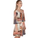 Tardis Doctor Who Transparent Velour Kimono Dress View3