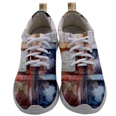 Tardis Doctor Who Transparent Mens Athletic Shoes by Cowasu