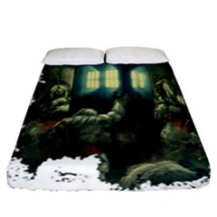 Time Machine Doctor Who Fitted Sheet (queen Size) by Cowasu