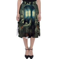 Time Machine Doctor Who Classic Midi Skirt by Cowasu