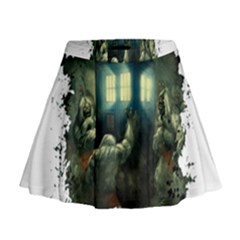 Time Machine Doctor Who Mini Flare Skirt by Cowasu