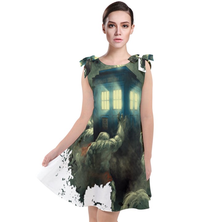 Time Machine Doctor Who Tie Up Tunic Dress