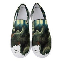 Time Machine Doctor Who Women s Slip On Sneakers by Cowasu