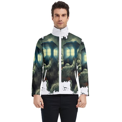 Time Machine Doctor Who Men s Bomber Jacket by Cowasu