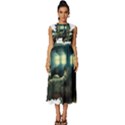 Time Machine Doctor Who Sleeveless Round Neck Midi Dress View1