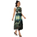 Time Machine Doctor Who Sleeveless Round Neck Midi Dress View3