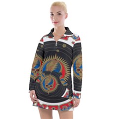 The Grateful Dead Women s Long Sleeve Casual Dress by Cowasu