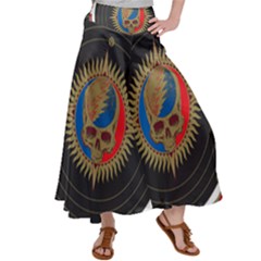 The Grateful Dead Women s Satin Palazzo Pants by Cowasu